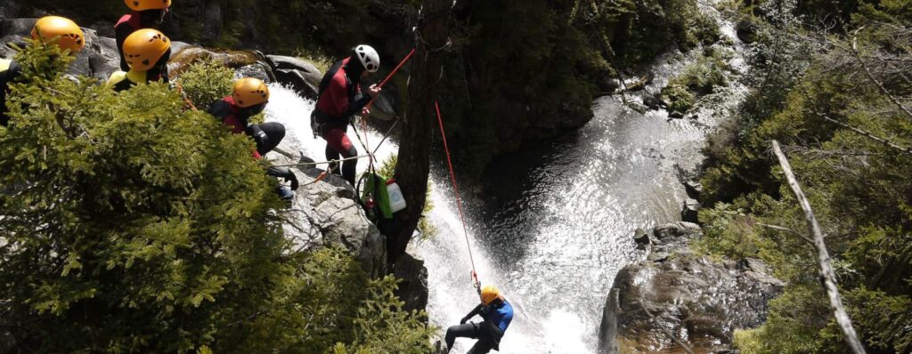 Stage canyoning à Chamonix