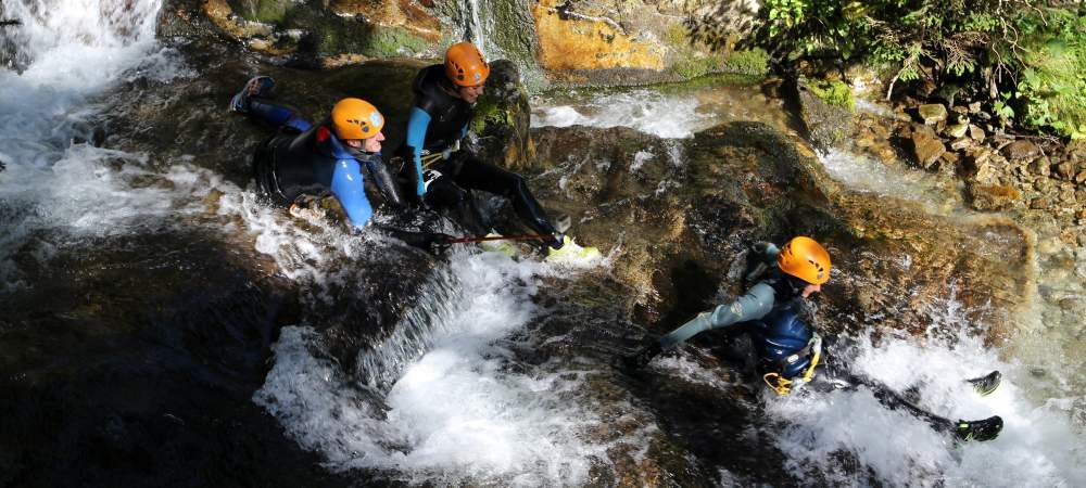 Stage canyoning dans le canyon de Barberine