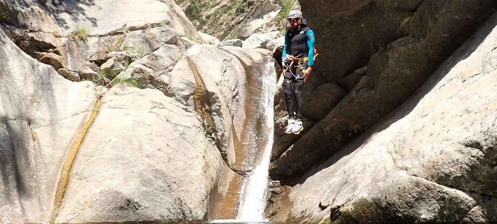 Stage canyoning dans le canyon de Chalamy